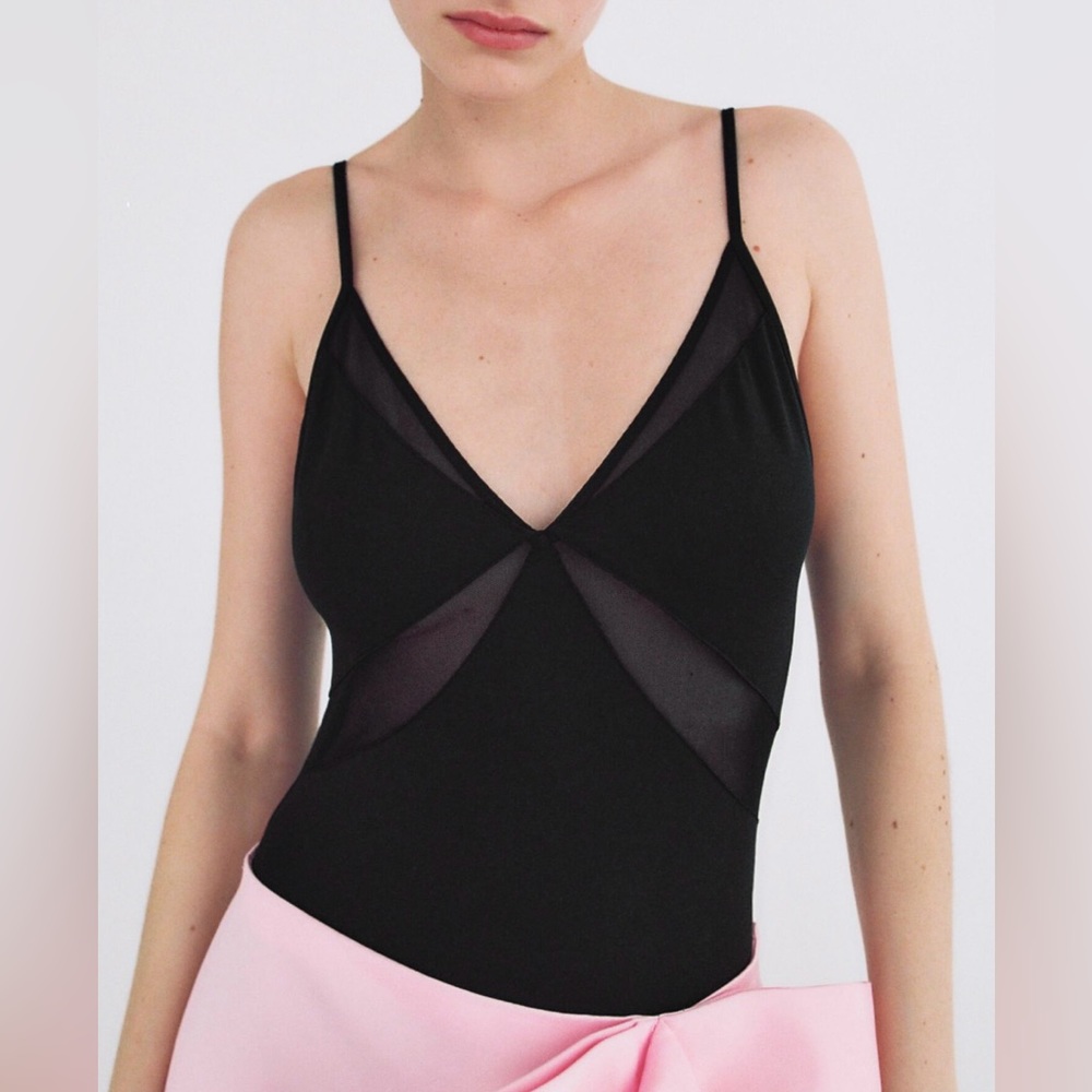 New Zara Black Bodysuit